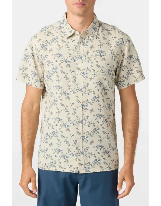 Original Apparel Name: O'neill O'riginals Shirt Men Light Khaki Ditsy Floral Short Sleeve Dsgl670  
Revised Apparel Name: Floral Short Sleeve Shirt