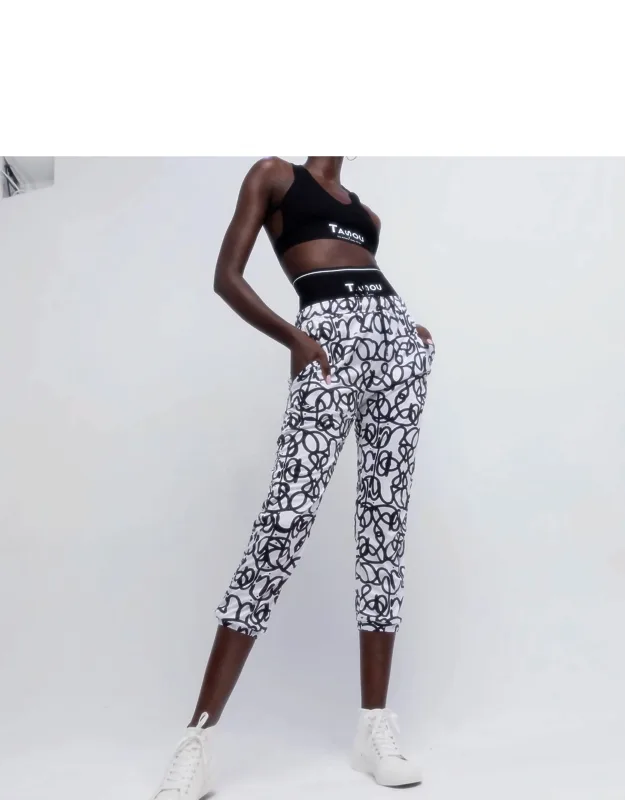 Active Self Graffiti Print Joggers