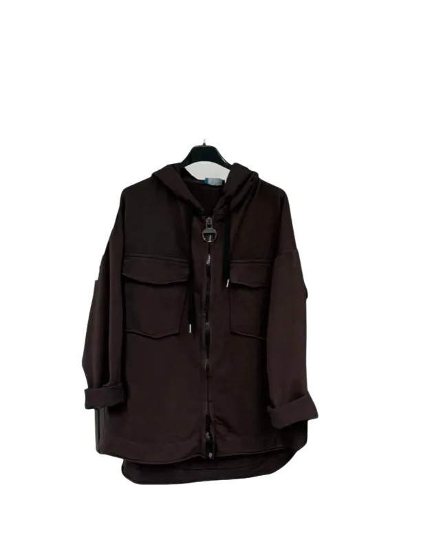 Hoodie Zip Up Top