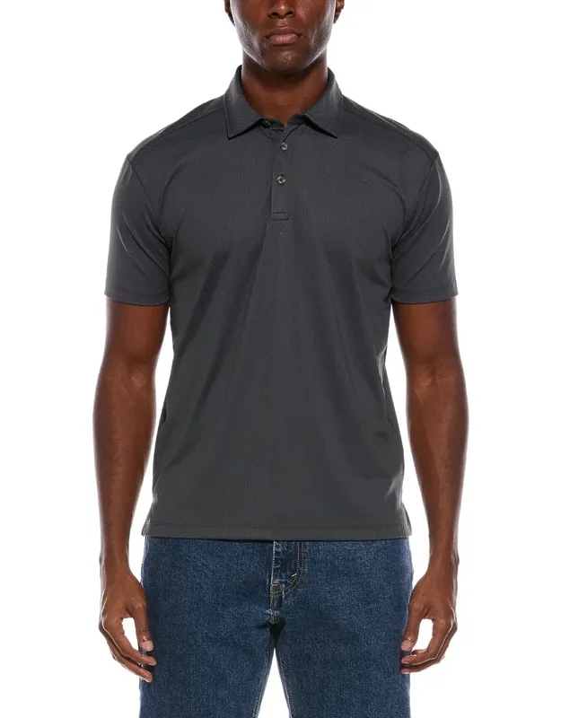 Jacquard Lurex Polo Shirt