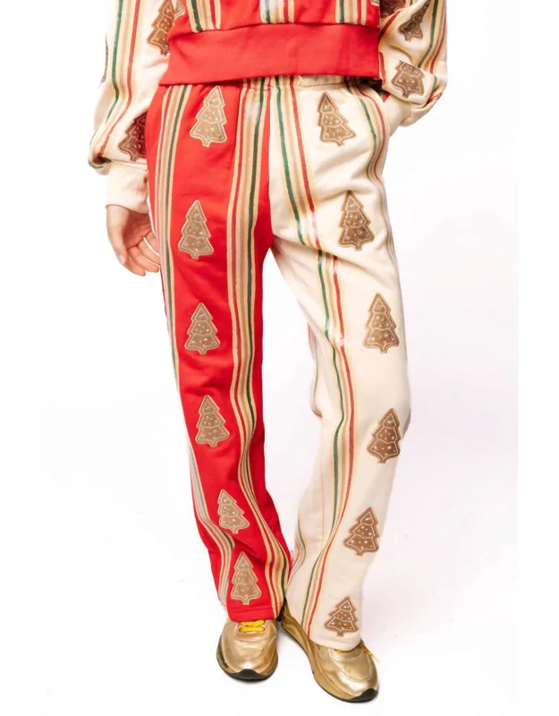 Striped Christmas Cookie Sweatpants