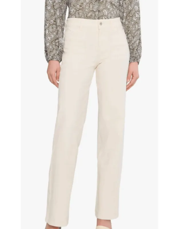 Relaxed Straight Velveteen Pants