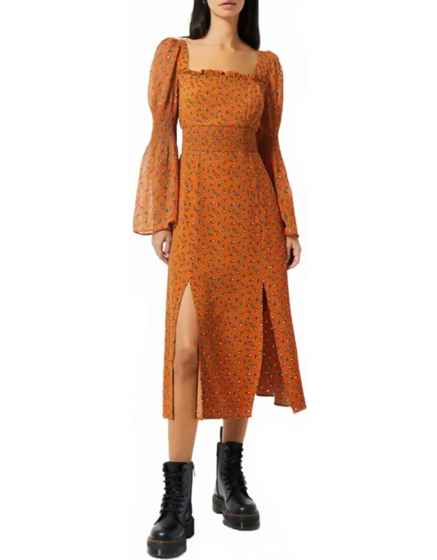Smock Midi Dress