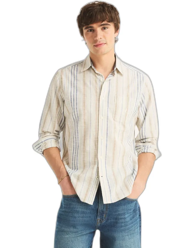 Textured Striped Shirt