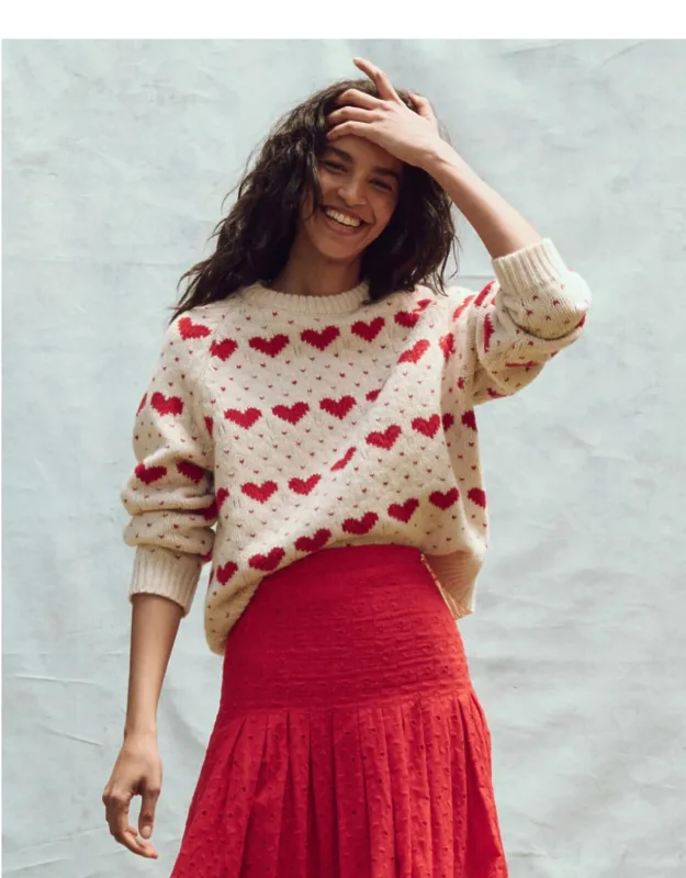 Heart Crew Sweater