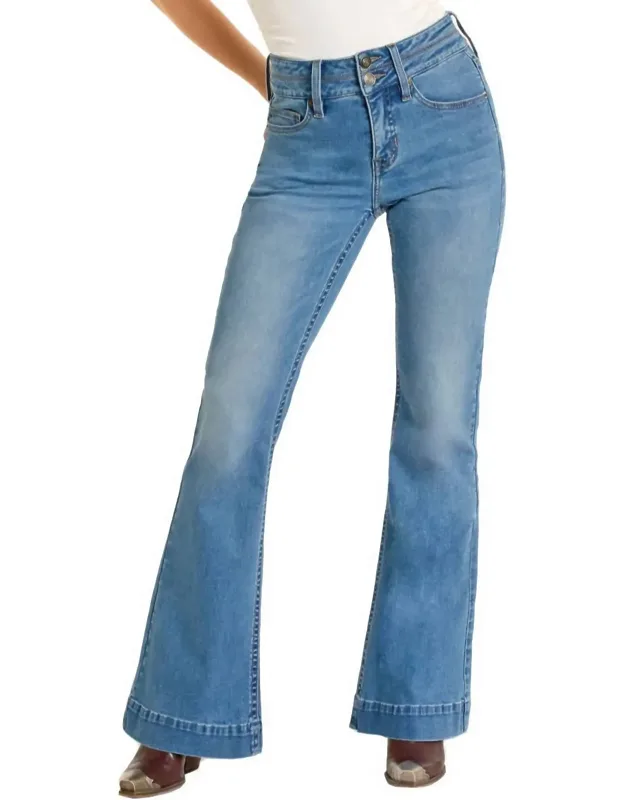 Double Waistband High Rise Jeans