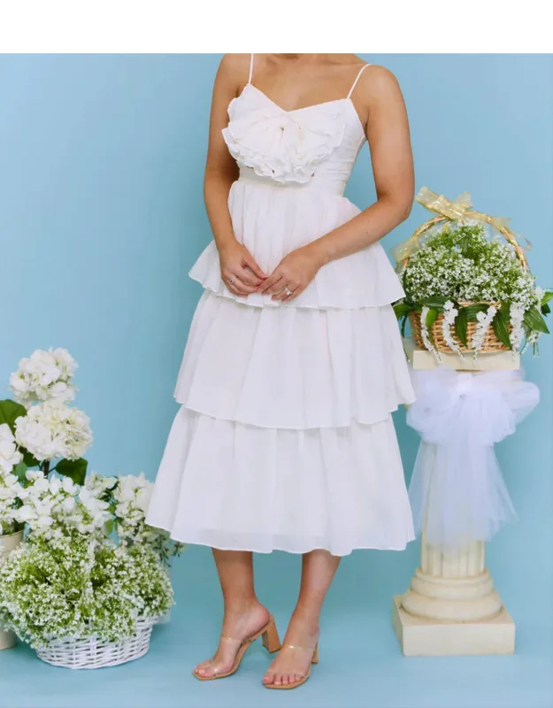 Tiered Midi Dress