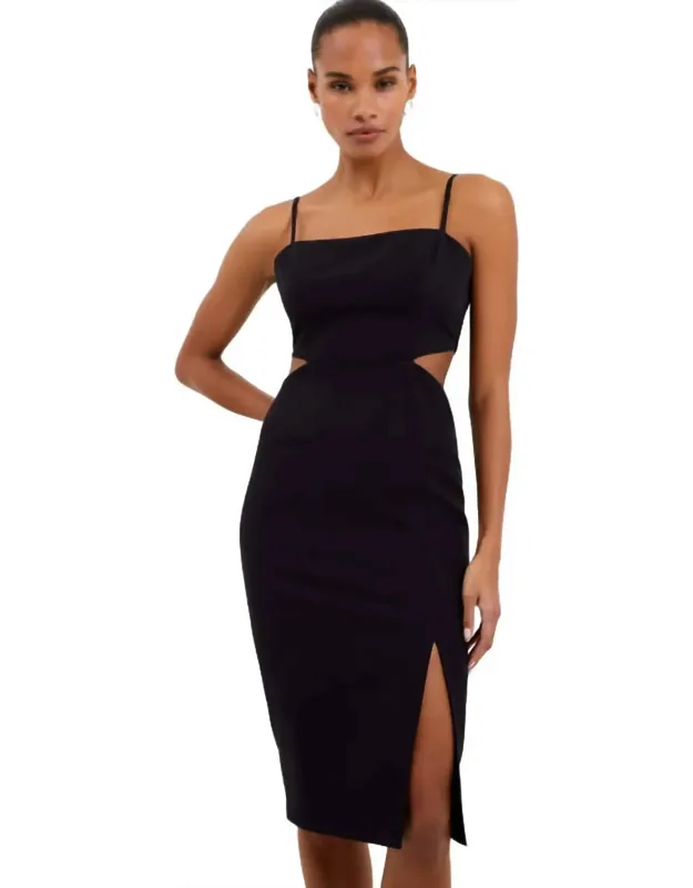 Cut Out Strapless Dress