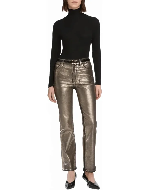 "reboot Crop Jeans Coated With Sustainable Cotton Blend"