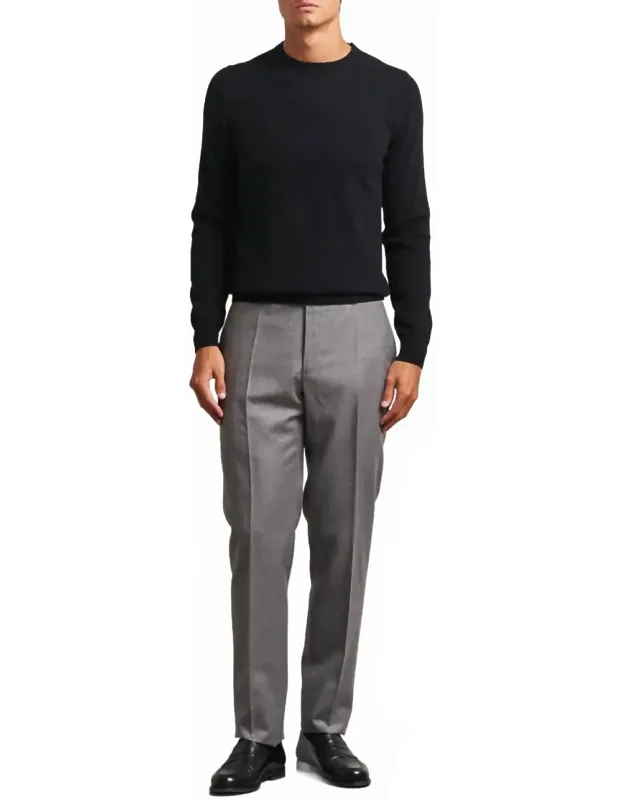Cashmere Long Sleeve Crew Sweater