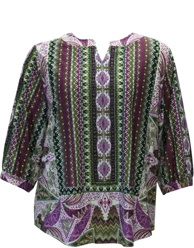 Abstract Print Top