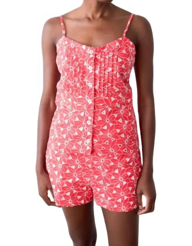 Floral Eyelet Top