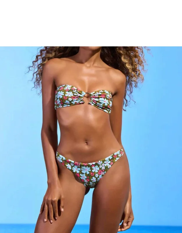 Ditsyduo Flirt Thin Side Reversible Bikini Bottom