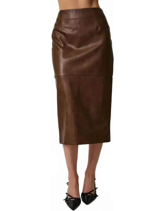 Leather Skirt
