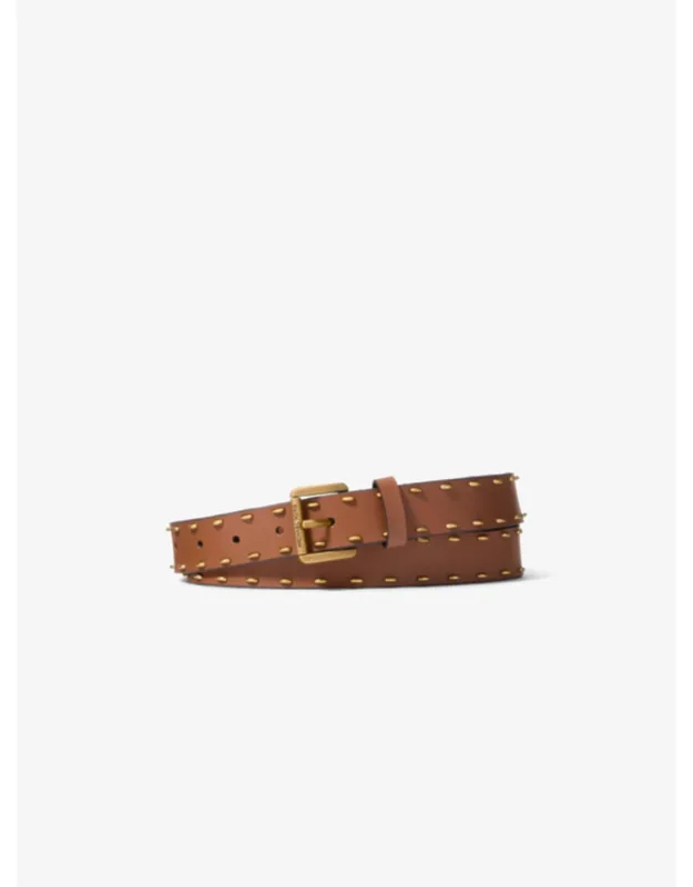 Studded Leather Belt