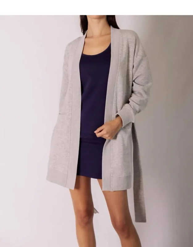 Butter Modal Ribbed Contrast Robe