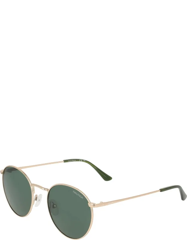 Nautica Round Sunglasses With Polarized Lenses And Uv Protection