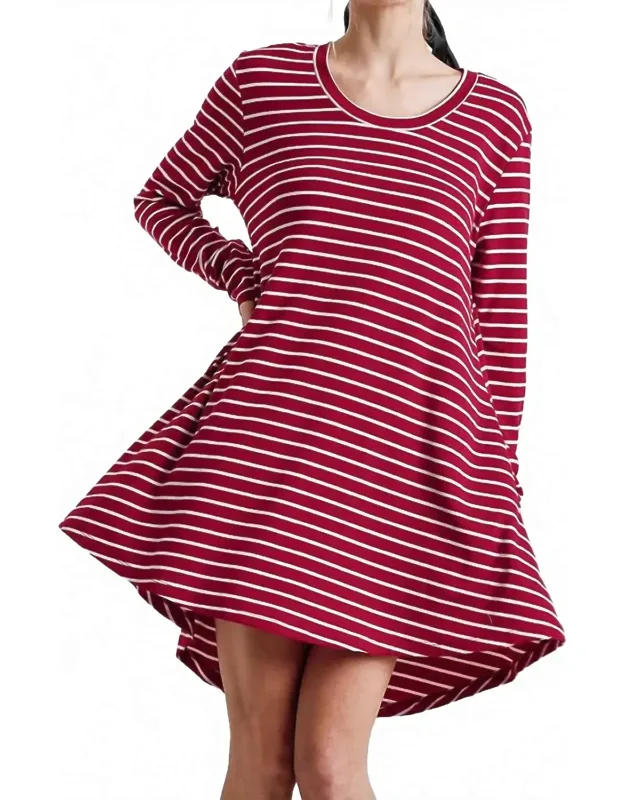 Striped Casual Dress