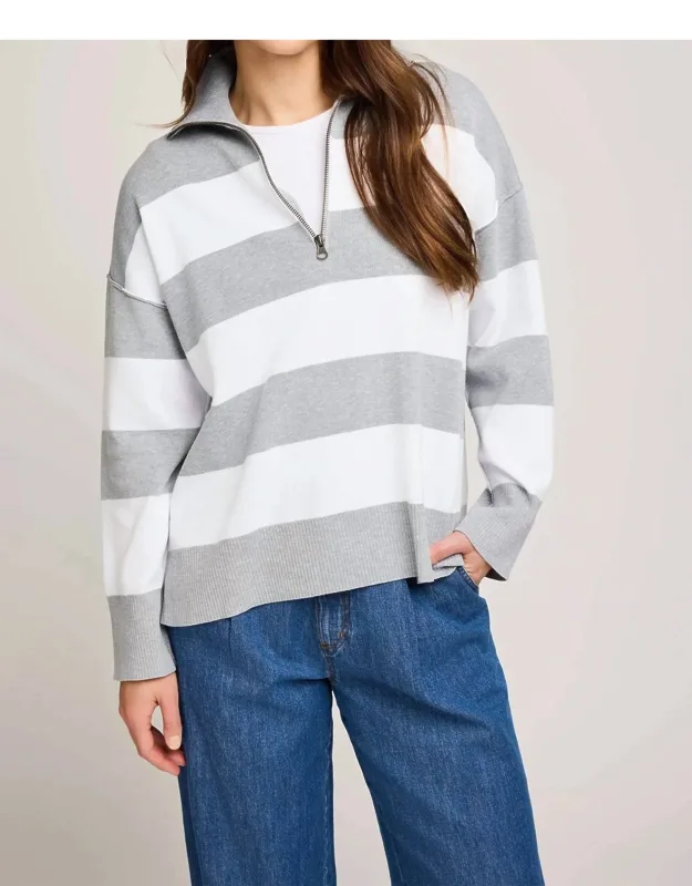 Idris Quarter Zip Sweater