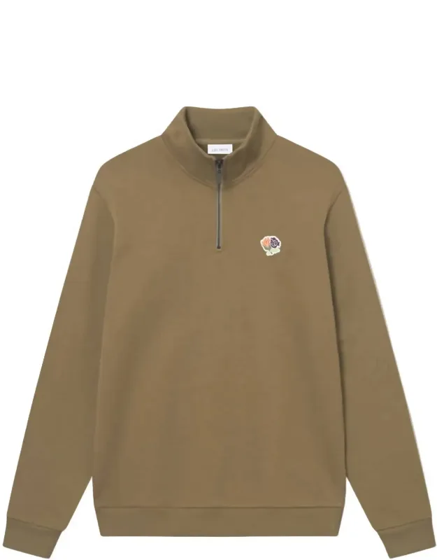 Felipe Patch Half-zip Sweatshirt