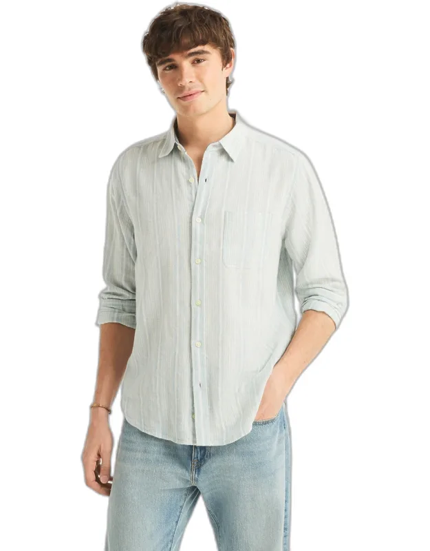 Textured Striped Shirt