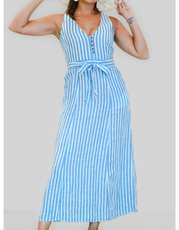 The Isla Sleeveless Maxi Dress