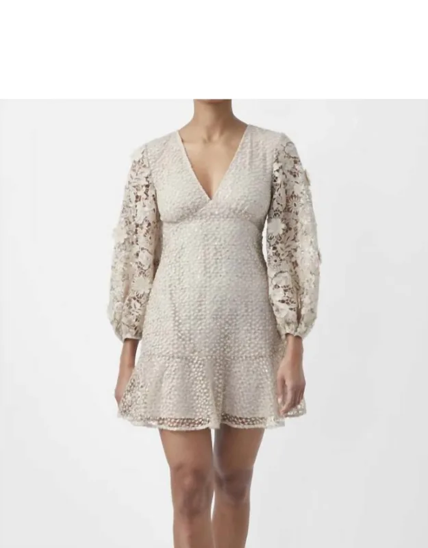 Sequin V-neck Dress