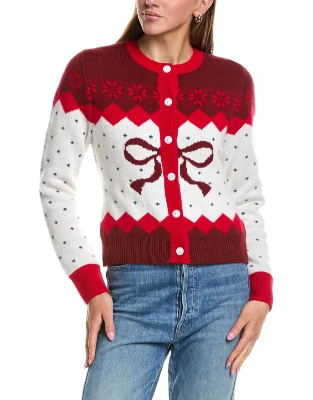 Holiday Fairisle Wool & Cashmere-blend Cardigan