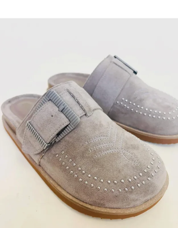 Cheyenne Buckle Mules