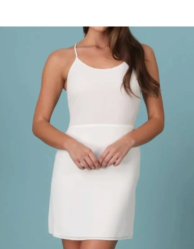 Back Lace Up Spaghetti Strap Dress