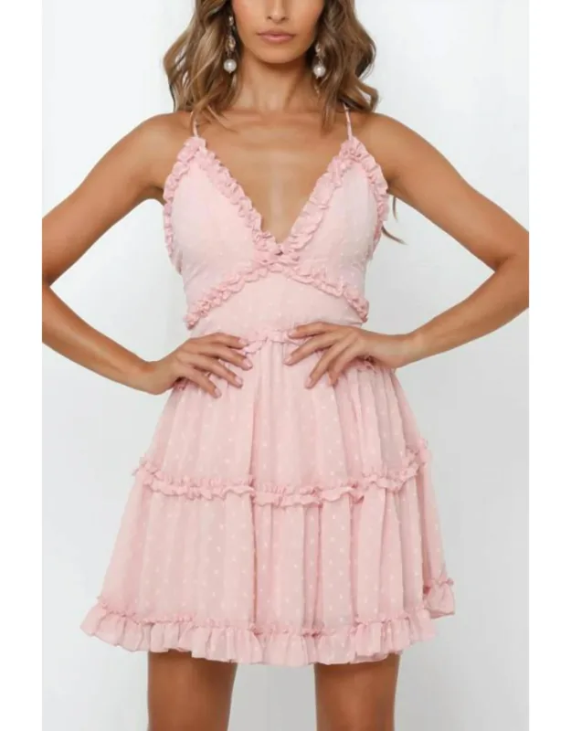 Tiered Mini Dress