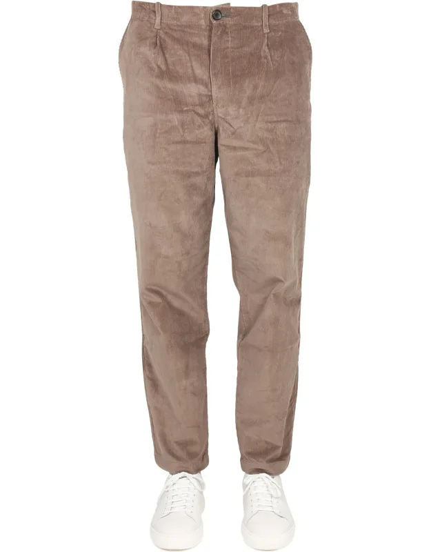 Ps By Velvet Pants With Button And Zipper Closure