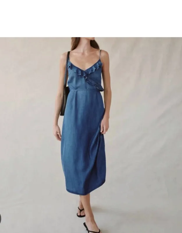 Ruffle Midi Dress