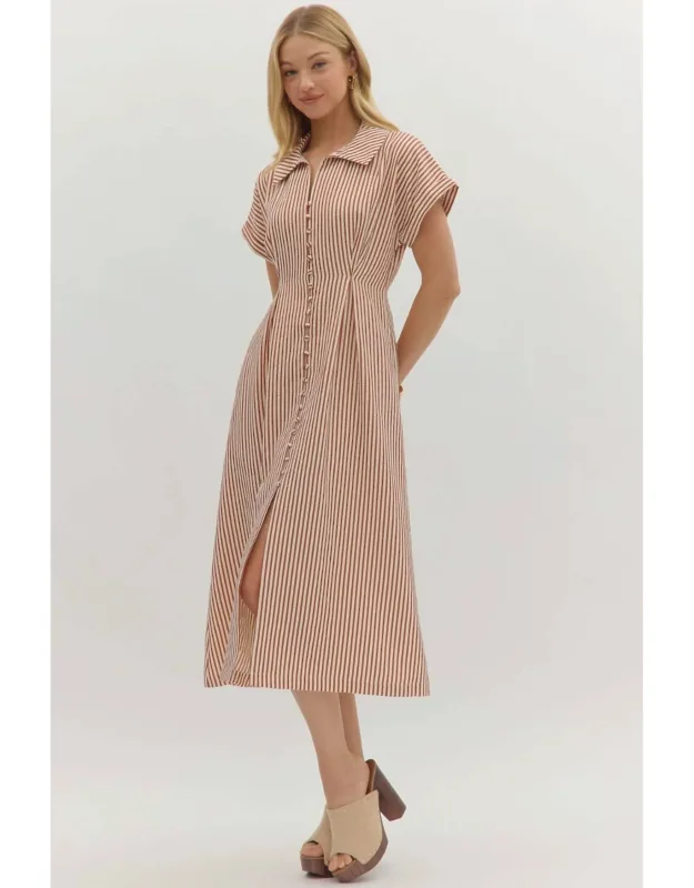 The Marlowe Striped Maxi Dress