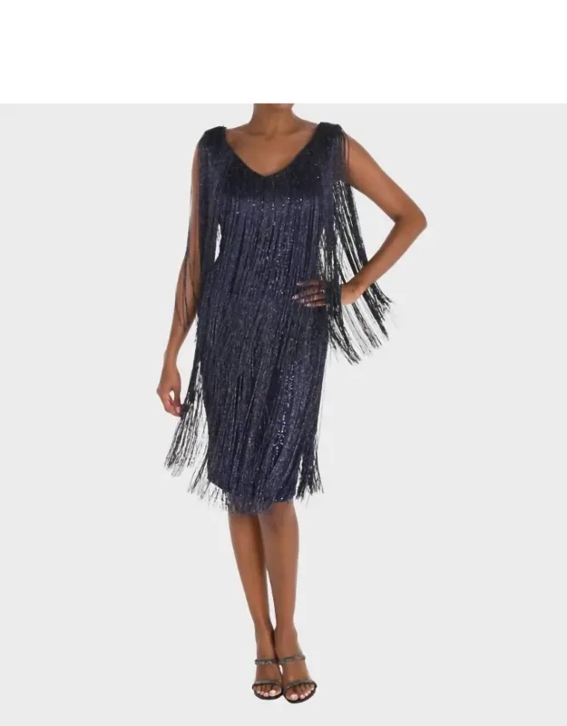 Fringe Sheath Dress