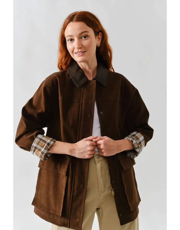 Casual Suede Jacket