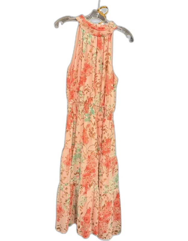 Cinch Waist Halter Dress