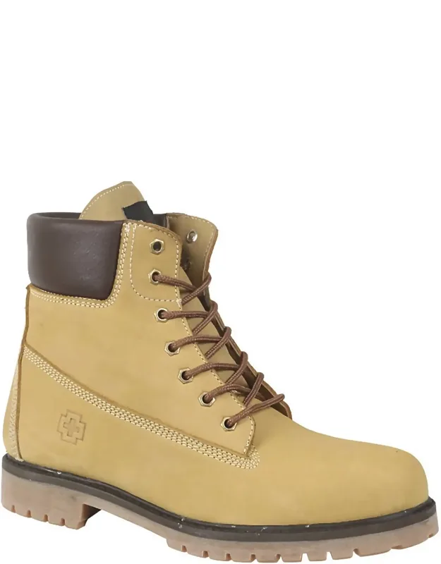 Urban Boots In Honey With Ultra Fresh Technology And Anti Slip Outsole