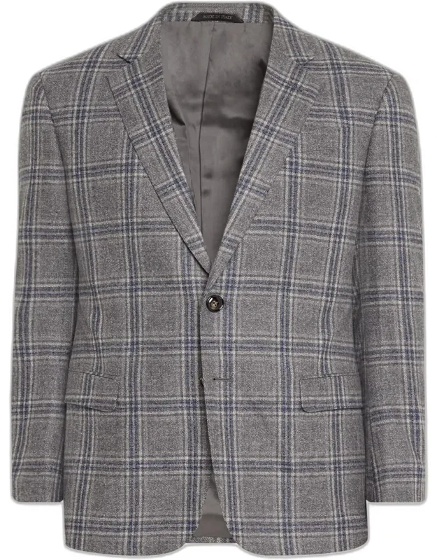 Soft Plaid Sport Coat