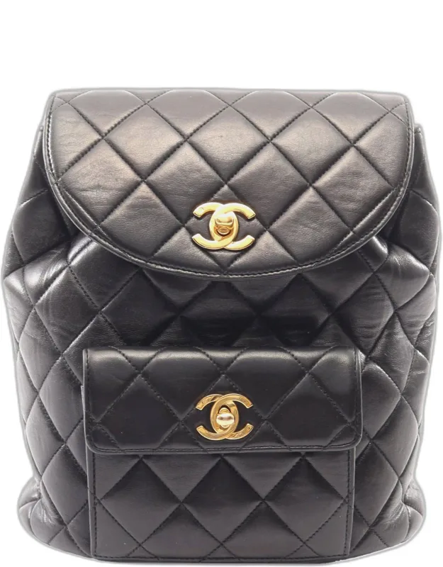 Quilted Lambskin Backpack