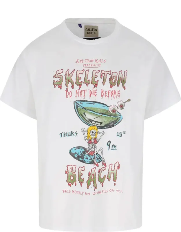Skeleton Beach Graphic T-shirt