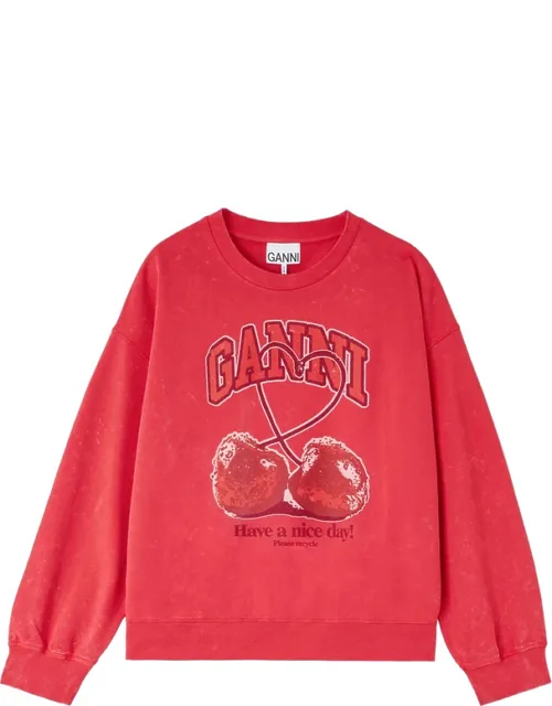 Cherry-print Sweatshirt