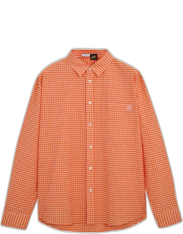 Gingham Button-down Shirt