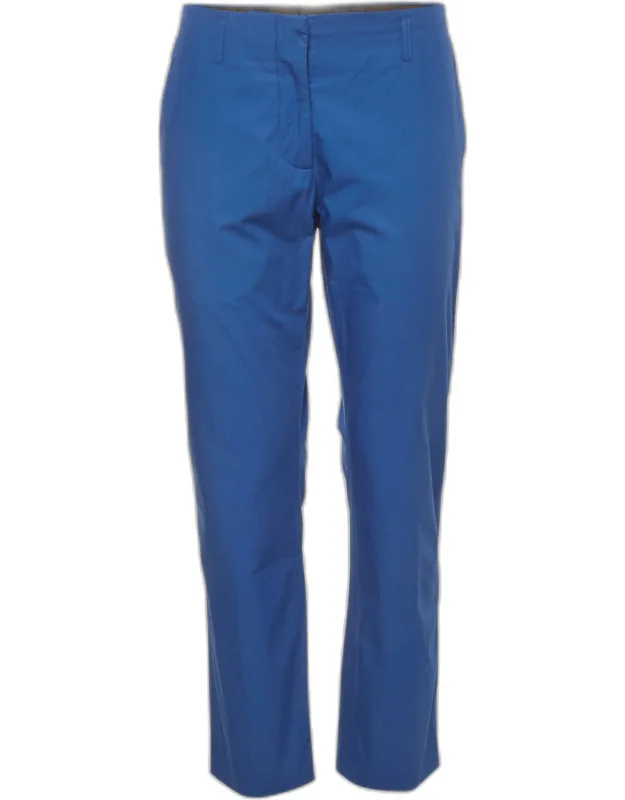 Cotton Straight Fit Trousers