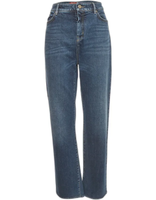 Denim Straight Leg Jeans