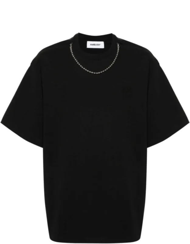 Ballchain Detail Organic Cotton T-shirt