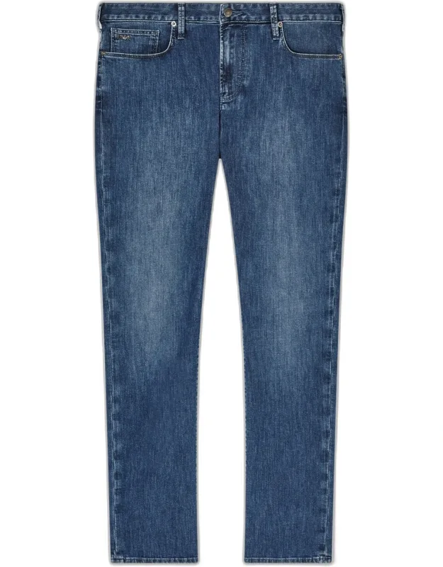 Low Waist 5 Pocket Denim Jeans