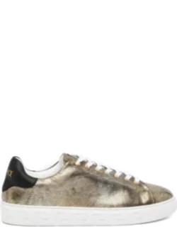 Textured Metallic Sneakers