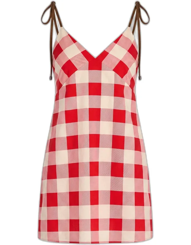 Gingham Mini Dress