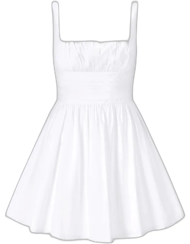 Gathered Mini Dress